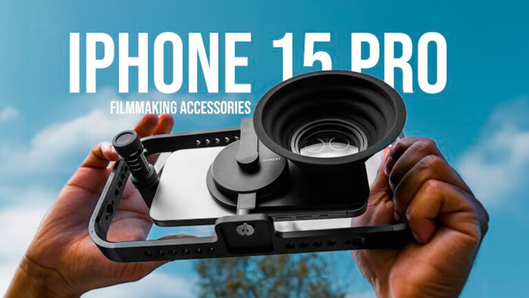 Acessórios para filmar com o iPhone 15 Pro e 15 Pro Max