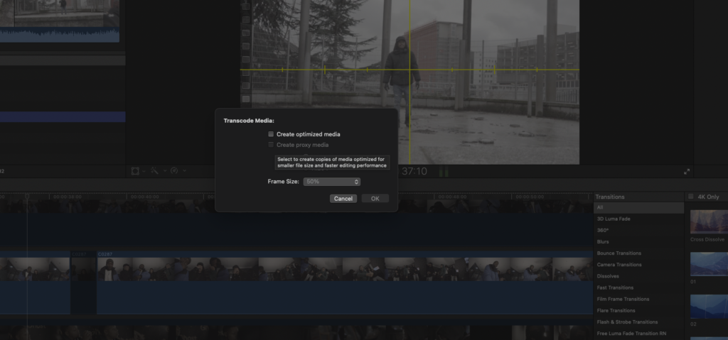 A melhor maneira de editar videos 4k: Ficheiros Proxy